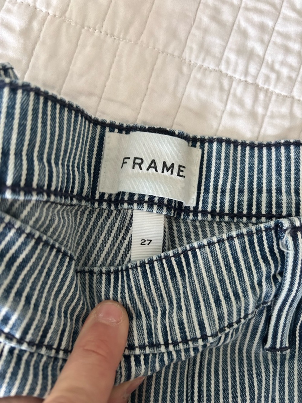Frame Le Slim Palazzo High Waist Wide Leg Jeans - Picture 4 of 6